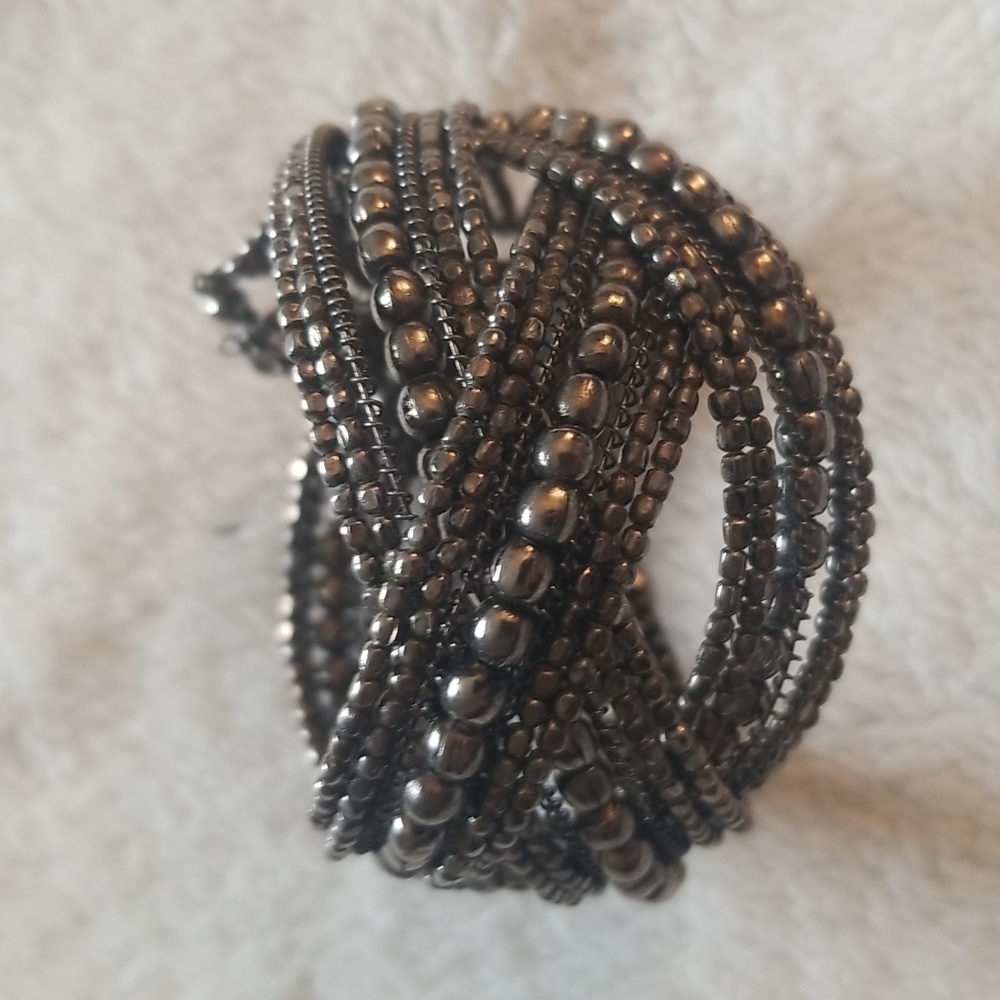 Beaded wrap bracelet